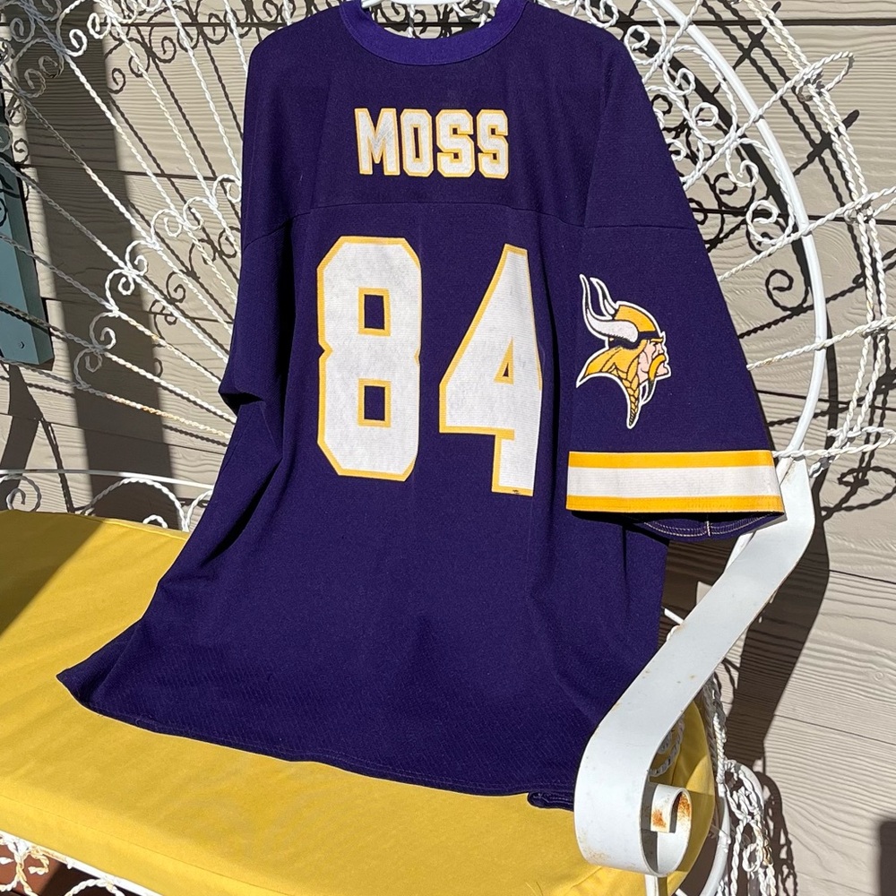 NFL Minnesota Vikings, Randy Moss, #84, wide receiver 1998-2004.